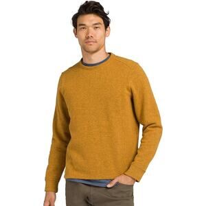 Prana Norcross Sweatshirt Crew Neck Hemp Standard Fit Dark Gray Large